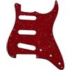 ARWANG Parti per chitarra Fender US 57' 8 Sctew Stratocaster Strat Style Battipenna per chitarra (4 strati rosso perla)
