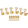 Dopro 15:1 Chitarra 2 Pin Tuners Tuning Keys Dual Pin Chitarra Tuning Machine Heads per Import Style Squier Affinity/Ibanez/Yamaha Chitarre Mini Contemporaneo Chiave Oro