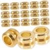 PartyKindom Pezzi Perline Accessori Pratici 20 Pezzi in Metallo Oro Design Funzionale per Sostituzione e Riparazione per Corde Chitarra Acustica e Classica