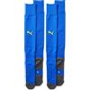 PUMA Team Liga Socks Core Calzettoni da Calcio, Blu (Electric Blue Lemonade/Cyber Yellow), 43-46 Uomo (Confezione da 2)