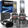 KOHYIER Lampadina LED HB4, 40000LM 180W 800% Ultra Luminosa, 6500K Bianco 12V 24V Plug & Play Lampadine 9006 LED, Confezione da 2