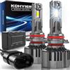 KOHYIER Lampadina LED HB3, 40000LM 180W 800% Ultra Luminosa, 6500K Bianco 12V 24V Plug & Play Lampadine 9005 LED, Confezione da 2