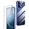Rojeuinn cover per OPPO A6 Pro 4G/5G +1 pezzo Vetro Temperato+1 pezzo Pellicola protettiva per la fotocamera,schermo ultra trasparente,custodia protettiva morbida anticaduta e antipolvere-Trasparente
