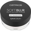 Catrice Cosmetics Catrice Soft Blur Matte Setting Powder, lunga durata, opacizzante, rifinitura dei pori, traslucida, opaca (8g)