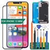 SRJTEK Per iphone 13 MINI Schermo di Ricambio Per iphone 13 MINI Display LCD Per iphone 13 MINI Touch Screen A2628 Digitizer Assembly Kit di Riparazione (Nero)