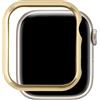 CFKNDBP Alluminio Custodia Bumper Compatibile con iWath 9 45mm Cover Protettiva Oro