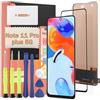 TGHongKy Schermo per Xiaomi Redmi Note 11 PRO Plus 5G Display Digitalizzatore Touch Screen LCD per Xiaomi Redmi Note 11 PRO + 5G Schermo LCD Display + Kit di Riparazione (Nero)