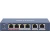 Hikvision Switch Poe HIKVISION DS-3E0106HP-E 6-PORTOWY