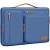 MOSISO 16 pollici Custodia Laptop, 15-15,6 pollici Custodia PC Compatibile con MacBook Pro 16, HP, Acer, Dell, Lenovo, ASUS, Lato Aperto Borsa con 4 Cerniera Tasche&Maniglia, Cadetto Blu
