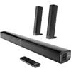 Oakcastle Soundbar Home Theater a 2 Vie Style | 120W Casse Altoparlanti 2.2 Cannali TV Surround Audio Monitor | Bluetooth, HDMI, RCA, AUX, Cavo Ottico Con Telecomando SB80