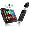 Carlinkit mini SE Adattatore CarPlay wireless,Adatto per auto con funzione carplay,per Carplay Wireless Conversione,supporta Siri, musica online,navigazione,Aggiornamento online OTA