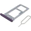 Eonpam Vassoio Carta SIM per (Samsung Galaxy S9 / S9+ Plus) qualità Originale Porta Scheda SIM Ricambio Slot Scheda Memoria SD con Pin della Scheda SIM(Viola)