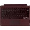 EndyTech Surface Pro 7+/7/6/5/4/3, Tastiera Ultra Sottile Compatibile con Surface Pro 3/4/5/6/7/7+, Tastiera Baklit QWERTY Inglese (Marrone)
