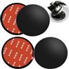 AYWFEY 4 Pack Dischi Adesivi Cruscotto da 80 mm, Ventosa Universale Adatta a Tutti i Navigatori Satellitari, per Supporto a Ventosa Telefonico GPS Magellan per Navigatore Satellitare e Dash Cam