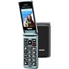 Brondi Chi Parla Brondi AMICO SINCERO+ (NERO) - TELEFONO CELLULARE PER ANZIANI - TASTO SOS - TORCIA - CONTROLLO REMOTO - ANNUNCIO VOCALE - FOTOCAMERA