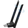 Voltvera Adattatore Bluetooth AX900Mbps per PC, ripetitore Bluetooth USB 5.4 Dual Band 2.4G/5GHz MU-MIMO, WPA3, USB dongle compatibile con Win7/10/11