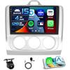 Inefala 4+128G 9'' Android 15 Autoradio per Ford Focus 2004-2011