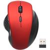 ZJchao Mouse Wireless, Mouse Verticale Wireless 2.4G Mouse Ergonomico con Ricevitore USB Mouse Wireless Verticale per PC Mac Laptop (rosso)