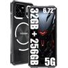 DOOGEE Blade GT 5G Smartphone Portable Incassable, Dimensity 7050 32Go+256Go, Android 14 Téléphone 5G, 48MP+20MP, 6.72 FHD+ 120Hz, 5500mAh 18W Smartphone Etanche, 4G LTE WIFI6 NFC OTG GPS FM