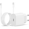 Cionum Caricabatterie per iPhone 15 16 con cavo di ricarica, 20 W, USB C, con cavo di ricarica rapida, USB C 2 m, per iPhone 16 Pro/16 Pro Max/15 Pro Max/15 Plus, iPad Pro/Air, MacBook Pro/Air, Samsung