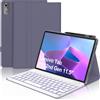 WINCHKING Tastiera per Lenovo Tab P11 (2nd Gen), 7 funzioni di retroilluminazione, Custodia per 11,5 per Lenovo Tab 11(TB350FU/TB350XU 2022), Tsatiera Italiano Slim Bluetooth Rimovibile Magnetica, lavanda