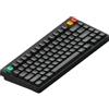 nuphy Tastiera meccanica wireless Node75, 75% hot-swap, tastiera personalizzata a 82 tasti, tastiera per videogiochi, supporta gesti tattili, tasti PBT, Bluetooth/2,4 GHz