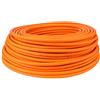 LW Electronic - 50m Cavo Ethernet CAT 8.1-25GBase-T / 40GBase-T - 2000 MHz - PIMF - LSZH - 4x2xAWG23 - Cavo di Rete ad Alta Qualità - Cavo Gigabit S/FTP - Cavo LAN Schermato, Cavo dati arancione