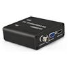 PEGATISAN 4K TVI/AHD/CVI a HDMI/CVBS/VGA Convertitore Video, Supporto 1ch 720P/1080P/3MP/4MP/5MP/8MP Ingresso Telecamera, 1ch BNC Uscita Loop per Monitor o DVR, 1ch HDMI 1080p@60Hz / VGA 1080p /CVBS Output