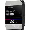 Western Digital Ultrastar Dc Hc555 Disco Rigido Interno 20 Tb 7200 Giri/min 512 Mb 3.5 Serial Ata Iii (wd Ultrastar Dc Hc555 - 20 Tb - Sata 6)