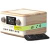 Pure Classic C-D4 Digitalradio Wei?/Eiche DAB+ FM Internet-Radio Bluetooth 15W