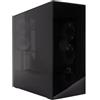 ARCTIC Xtender VG Black (Tinted Glass) con Supporto Verticale per GPU - Case per PC, Vetro Panoramico Temperato, Radiatore 2 x 420 mm, Torre Midi, E-ATX, 5x Ventole A-RGB Preinstallate - Nero