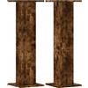 vidaXL Supporti Altoparlanti 2 pz Rovere 30x30x95 cm Legno Multistrato, stand per altoparlanti, supporto per altoparlanti da tavolo, supporto per altoparlanti surround