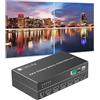 Techly 368321 Controller per Video Wall 2x2 HDMI 4 Canali Nero