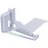 Lian Li LIANLI PCIe 5.0 Kit verticale GPU compatibile, LL-VG4-5-V4W, bianco, cavo da 200 mm (7,9 pollici), funzione di illuminazione ARGB integrata, rivenditore autorizzato in Giappone