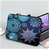ENEN Custodia Borsa per Laptop, per 13-15,6 Pollici Computer Portatile, Custodia Protettiva PC in Neoprene Elastico Impermeabile Sleeve per Laptop, Stampa de Mandala (Blu Viola,15 Pollici)