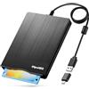 CIpotZIZ Lettore di floppy disk esterno da 3,5 pollici, USB A&C, unità floppy disk 3 1/2, convertitore/lettore/lettore/trasferimento per laptop desktop PC compatibile con Windows 11/10 (texture spazzolata)
