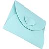 C.X.Y. 50pz Porta CD DVD Custodia Forma Cuore Regalo Cartoncino Perlato (Tiffany)
