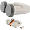 SCHWAIGER 5071 Monoblocco singolo LNB a 1 partecipante Blockconverter a basso rumore digitale Protezione dalle intemperie Connessioni placcate in oro grigio chiaro Ricevitore satellitare
