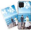 Sunrive Personalizzate Cover compatibile con Samsung Galaxy A22 4G personalizzabile con Foto Testi Frase Logo Disegni e Grafiche Personalizzata, assorbimento degli urti morbido TPU trasparente