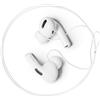 Podstring Cinturino anti-smarrimento per auricolari in-ear wireless (Airpods Pro 1/2, Sony, Beats, Samsung, Bose) (bianco)