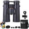 Gienslru Warmax Talon - Binocolo impermeabile 12 x 42, con telemetro e visione notturna, binocolo con visione notturna, per birdwatching, escursionismo, caccia, visite turistiche (nero-B)