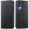 MOJIA Cover per Vivo V70 FE, Custodia Folio Portafoglio in Pelle PU [chiusura magnetica], Case a Libro con Guscio Interno in TPU, Supporto per Carte.. Nero