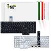 new net - Tastiera Compatibile con Lenovo IdeaPad Gaming 3-15IHU6 (Type 82K1, 82MG), 3-15IMH05 (Type 81Y4, 82CG) [Senza Frame - Colore Tasti Nero - Retroilluminata - Layout ITA]