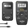 Godox TR Series 2.4G Wireless Timer Remote Control Camera Shutter Remote (trasmettitore e ricevitore) con sostituzione del cavo dell'otturatore TR-N3 per Nikon