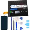 GLK-Technologies Batteria di ricambio ad alta potenza, compatibile con HTC U11 | GLK-Technologies Battery | batteria da 3000 mAh | incl. kit di attrezzi professionali NUE