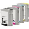 BELLIVESTORE 4 Cartucce compatibile PER HP 940XL(1 x NERO 940XL + 1 x CIANO 940XL + 1 x MAGENTA 940XL + 1 x GIALLO 940XL) HP OfficeJet Pro 8000 / OfficeJet Pro 8500 / OfficeJet Pro 8500a A910a / OfficeJet Pro 8500a Plus A910g