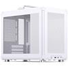 Jonsbo C6 MAX Case PC bianco - case mATX compatto con maniglia, mesh per il flusso d'aria, spazio per GPU fino a 335mm, dissipatore CPU fino a 170mm, 5 posizioni per ventole