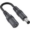Oxxggkao DC5521 Cavo di prolunga di alimentazione 5.5x2.1mm maschio a femmina cavo di alimentazione per telecamere LED e CCTV Cavo