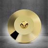 Akozon Piedini per Diffusori 8 Pezzi 25 X 4 Mm Base Antiurto Universale in Rame Cuscinetti Isolanti per Diffusori Spikes Isolamento Pad Confezione di Supporti Tappetino per Pavimento