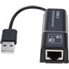 Psdndeww Adattatore da USB 2.0 a Ethernet USB 2.0 a RJ45 Cavo adattatore di rete Ethernet 100/10Mbps PC Laptop Converter